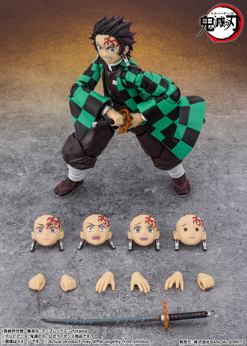 S.H.Figuarts 竈門炭治郎 無限城決戰Ver. 可動人偶與替換配件