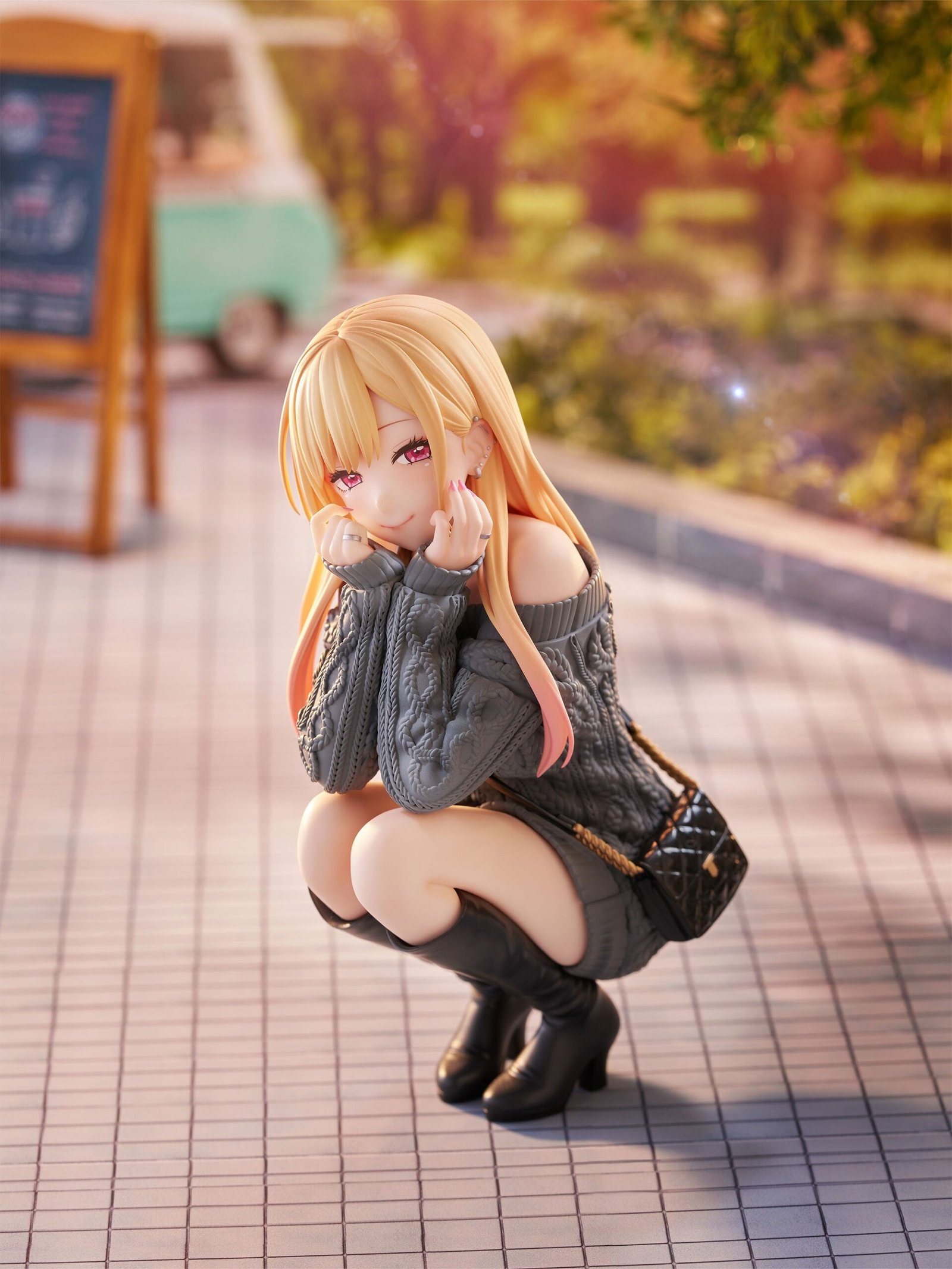 F:NEX 喜多川海夢 針織 Ver. 1/6 蹲姿托腮造型