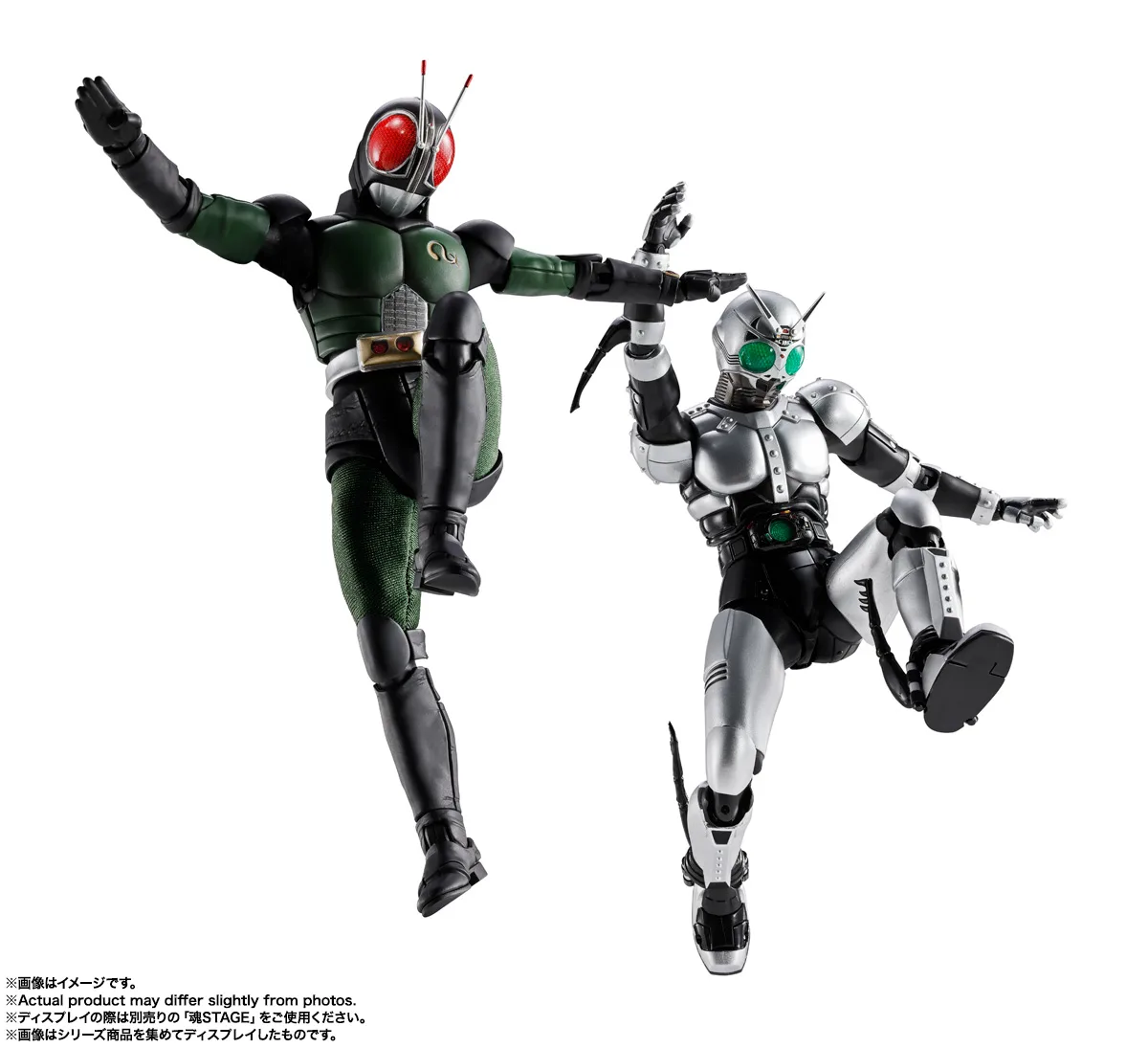 S.H.Figuarts 真骨彫製法 假面騎士 BLACK RX 與 Shadow Moon 動態姿勢官方圖